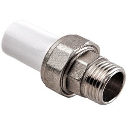  Муфта ПП разьемная 40-1'' PN 25 белая РВК 20551 (930659134) со склада Проконсим в Уфе