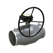 Краны стальные шаровые регулирующие DN 125-300 PN 25 цельносварные приварные с редуктором LD Energy Regula купить в Уфе | "Проконсим"