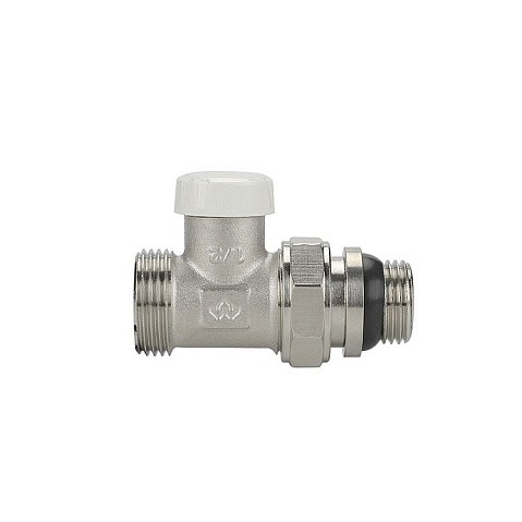Клапан радиаторный VARMEGA VM10312 DN15x20 PN10 прямой настроечный G-1/2''х3/4'' еврокомус, с уплотнением штуцер купить в Уфе | "Проконсим"