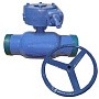 Краны стальные шаровые цельносварные КШ.Ц.П.Р DN 125 PN 25 приварные с редуктором Seagull купить в Уфе | "Проконсим"