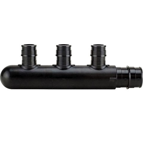 Коллектор PPSU для PEX труб 25х16х25 PN 10 OP под надвижную гильзу 3 выхода ONE PLUS купить в Уфе | "Проконсим"