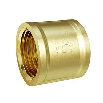  Муфты латунные DN 15-50 PN 40 муфта-муфта LD Pride Ду  Дн 50х2" Ру  соед. (212300323) со склада Проконсим в Уфе