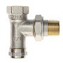 Клапан радиаторный настроечный DN 15-20 PN 10 угловой никелированный под шестигранник РИДАН купить в Уфе | "Проконсим"