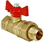 Краны латунные шаровые 11Б27фт1М DN 15-32 PN 40 бабочка-американка Valfex.230 Standart ГОСТ Р 59553 купить в Уфе | "Проконсим"