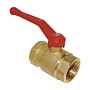 Краны латунные шаровые 11Б27п1 DN15-50 PN40 рычаг муфта-муфта БАЗ А30.0 купить в Уфе | "Проконсим"