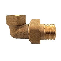  Американки латунные DN 15-50 PN 40 муфта-штуцер угловые Ду  Дн 40х1 1/2" Ру  соед. (215614410) со склада Проконсим в Уфе