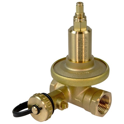 Регуляторы перепада давления латунные DN 15-40 PN 16 с измерительными ниппелями и импульсной трубкой dP=5-25кПа РИДАН APT-R3 купить в Уфе | "Проконсим"