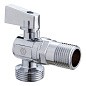 Кран латунный шаровой угловой MVI BV.463 DN 15-20 PN 10 штуцер бабочка купить в Уфе | "Проконсим"