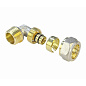 Угольник латунный для PEX труб 20-1/2'' PN 10 обжимной никелированный Valfex VF.352.N  купить в Уфе | "Проконсим"