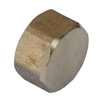  Заглушки латунные DN 15-32 PN 40 муфтовая Ду  Дн 32х1 1/4" Ру  соед. (215300010) со склада Проконсим в Уфе
