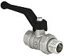 Кран латунный шаровой 11Б27фт1М DN 25 PN 40 никелированный рычаг-американка Valfex.223 DeltaPro купить в Уфе | "Проконсим"