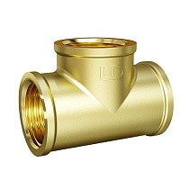 Тройники латунные DN 20-25 PN 40 муфта-муфта-муфта переходные LD Pride купить в Уфе | "Проконсим"