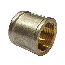  Муфты латунные никелированные DN 15-50 PN 40 муфта-муфта Ду  Дн 50х2" Ру  соед. (212300360) со склада Проконсим в Уфе