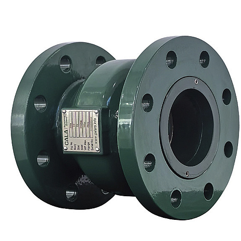 Клапан обратный осевой DN 250 PN 16  корпус-чугун прижимное кольцо-нержавеющая сталь фланцевый до 80гр. GALA Тип.5104 купить в Уфе | "Проконсим"