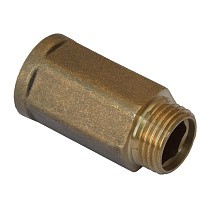  Удлинители латунные DN 15 PN 40 муфта-штуцер  Ду  Дн 15х1/2" Ру  соед. (215300212) со склада Проконсим в Уфе