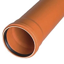  Трубы НПВХ SN4 DN 110-500 для наружной канализации ХЕМКОР (924029001) со склада Проконсим в Уфе