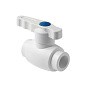 Кран шаровой ПП 20 PN 25 полный проход белый Pro Aqua PA40008 купить в Уфе | "Проконсим"