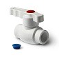 Кран шаровой ПП 40 PN 25 стандартный проход белый Pro Aqua PA44014 купить в Уфе | "Проконсим"