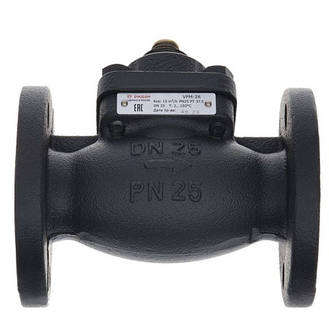 Клапаны чугунные регулирующий DN 15-50 PN 25 фланцевые под привод до 150гр. РИДАН VFM-2R купить в Уфе | "Проконсим" Клапаны чугунные регулирующий DN 15-50 PN 25 фланцевые под привод до 150гр. РИДАН VFM-2R купить в Уфе | "Проконсим"