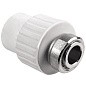 Муфта комбинированная ПП 20-3/4'' PN 25 с накидной гайкой белая РТП 10697 купить в Уфе | "Проконсим"