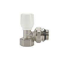 Вентили радиаторные ручные DN 20 PN 10 угловые 3/4'' с уплотнением муфта-штуцер VARMEGA купить в Уфе | "Проконсим"