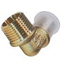 Угольник латунный для PEX труб 16-1/2'' с наружной резьбой под надвижную гильзу Hipex типS HFWS00061