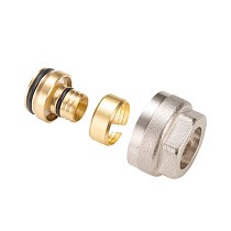 Евроконус обжимной DN 16-20 PN 10 для PEX и МП-труб c накидной гайкой MVI купить в Уфе | "Проконсим"