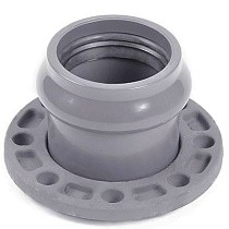 Патрубки НПВХ раструбные SDR26 DN 90-315 PN 10 с металлическим фланецем Хемкор купить в Уфе | "Проконсим"