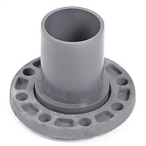 Патрубки НПВХ гладкие SDR26 DN 90-315 PN 10 с металлическим фланецем Хемкор купить в Уфе | "Проконсим"