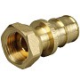 Муфты латунные для PEX труб DN 16-50 PN 10 под надвижную гильзу OP с накидной гайкой ONE PLUS купить в Уфе | "Проконсим"