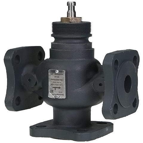 Клапан чугунный регулирующий DN 15 PN 16 под привод 1,6kv фланцевый до 150гр. РИДАН VF-3R 065Z3353R2 купить в Уфе | "Проконсим"