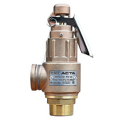 Клапаны предохранительные DN 15х15-50х50 PN 40 резьбовые АСТА-П361-М-Р купить в Уфе | "Проконсим"