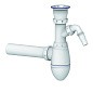 Сифон для мойки Unicorn В310V, 40х40 прямой отвод, 1 1/2'' х40 чаша из нержавеющей стали с отводом для стиральной машины купить в Уфе | "Проконсим"