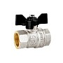 Кран латунный шаровой LD Pride 47.300 DN 25 PN 40 никелированный муфта-муфта бабочка купить в Уфе | "Проконсим"