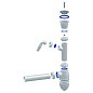 Сифон для умывальника Unicorn А310V, 40х40 прямой отвод, 1 1/2'' х40 чаша из нержавеющей стали с отводом для стиральной машины купить в Уфе | "Проконсим"