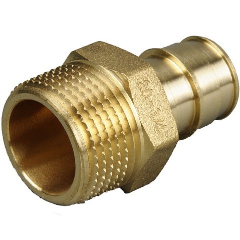 Муфта латунная для PEX труб 40-1 1/4'' PN 10 OP под надвижную гильзу с наружной резьбой ONE PLUS купить в Уфе | "Проконсим"