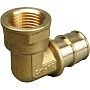 Угольник латунный для PEX труб 25-3/4'' PN 10 OP под надвижную гильзу с внутренней резьбой ONE PLUS купить в Уфе | "Проконсим"