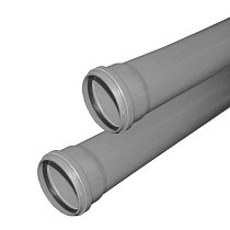  Трубы полипропиленовые DN 50-110 для внутренней канализации серые VALFEX Optima  исп. облегченное. (924020032) со склада Проконсим в Уфе