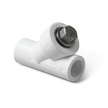 Фильтры сетчатые ПП 45гр. DN 20-40 PN 25 муфта-муфта белые Pro Aqua купить в Уфе | "Проконсим"