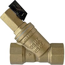 Фильтры сетчатые латунные DN 15-50 PN 25 муфтовые со спускным краном до 130гр. РИДАН FVR-DR купить в Уфе | "Проконсим"