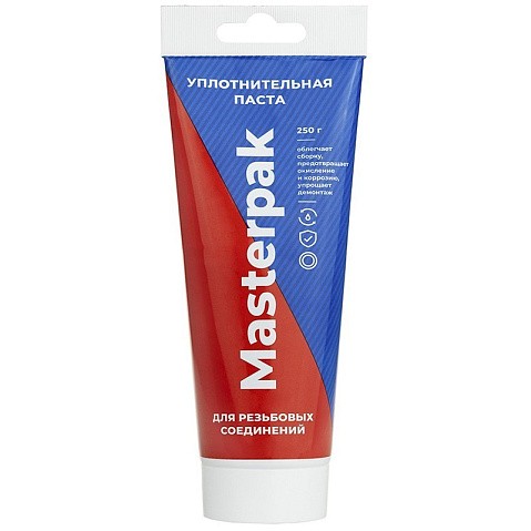 Паста уплотнительная для воды, пара банка 250гр Masterpak купить в Уфе | "Проконсим"