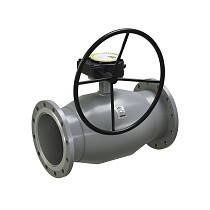 Краны стальные шаровые регулирующие DN 125-300 PN 16 цельносварные фланцевые с редуктором LD Regula купить в Уфе | "Проконсим"