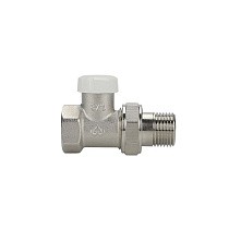Клапан радиат. настроечный DN 15x20 PN 10 прямые евроконус 1/2х3/4'' под шестигранник c наружной резьбой VARMEGA купить в Уфе | "Проконсим"
