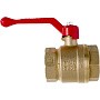 Кран латунный шаровой 11Б27фт1М DN 20 PN 40 рычаг муфта-муфта Valfex.214 DeltaPro купить в Уфе | "Проконсим"