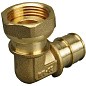 Угольник латунный для PEX труб 20-1/2'' PN 10 OP под надвижную гильзу с накидной гайкой ONE PLUS купить в Уфе | "Проконсим"