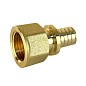 Муфта латунная для PEX труб 16-1/2'' PN 16 S-2,2мм переходная под надвижную гильзу Valfex VF.402.AF купить в Уфе | "Проконсим"