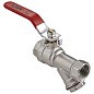 Кран латунный шаровой MVI BV.631 DN 20 PN 25 с фильтром никелированный полнопроходной муфта-муфта рычаг купить в Уфе | "Проконсим"