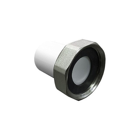 Штуцер с накидной гайкой VALFEX 32 PN 25 G-1 1/4'' белый купить в Уфе | "Проконсим"