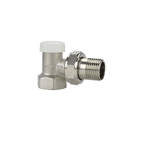 Клапан радиаторный VARMEGA VM10201 DN15 PN10 угловой настроечный G-1/2'' муфта-штуцер купить в Уфе | "Проконсим"