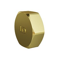  Заглушки латунные DN 15-50 PN 40 муфтовая LD Pride Ду  Дн 50х2" Ру  соед. (215300025) со склада Проконсим в Уфе
